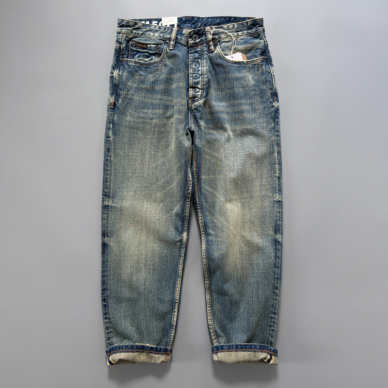 Levis Jeans 501 - Мужские джинсы из денима селвидж прямого