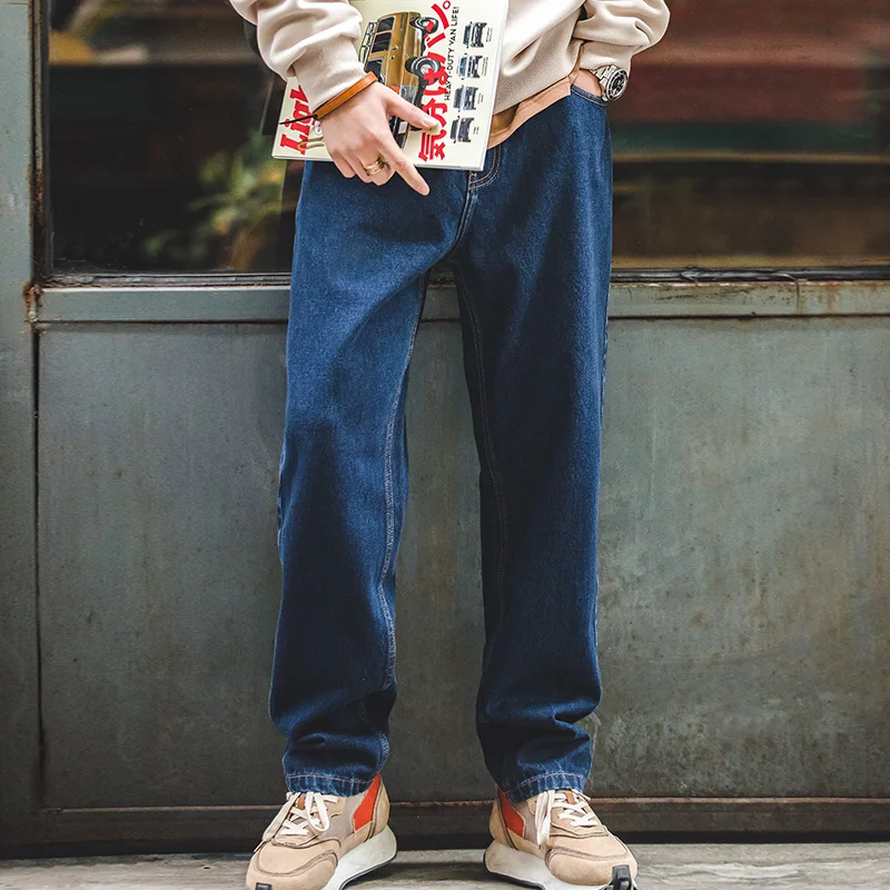 Levis Jeans 501 - Мужские джинсы с эффектом потертости Maden,