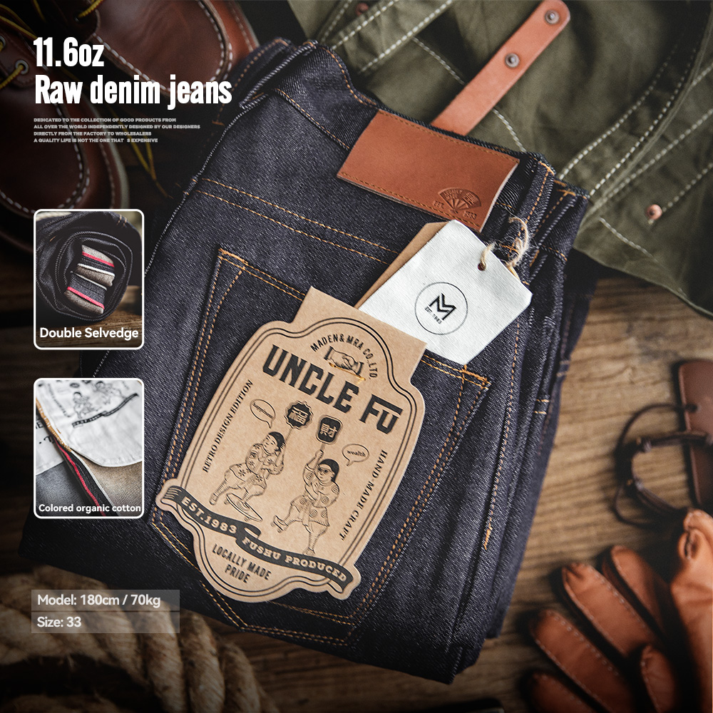 Levis Jeans 501 - Джинсы Maden Retro 11,6 унций Selvedge