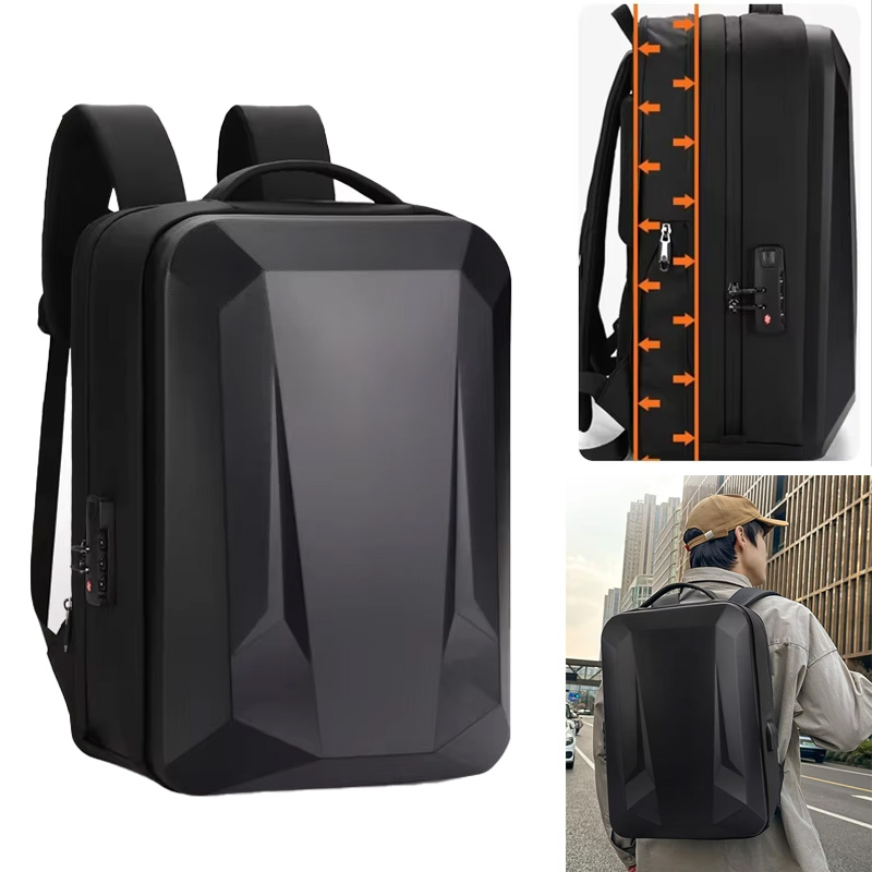 Laptop Backpack 15.6 - Расширяемый рюкзак для ноутбука с жестким