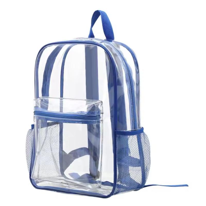Canvas Backpack Casual - Прозрачный рюкзак для путешествий, большой вместимости,