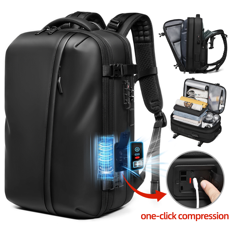 Travel Backpack Anti Theft - Мужской дорожный рюкзак с вакуумной компрессией