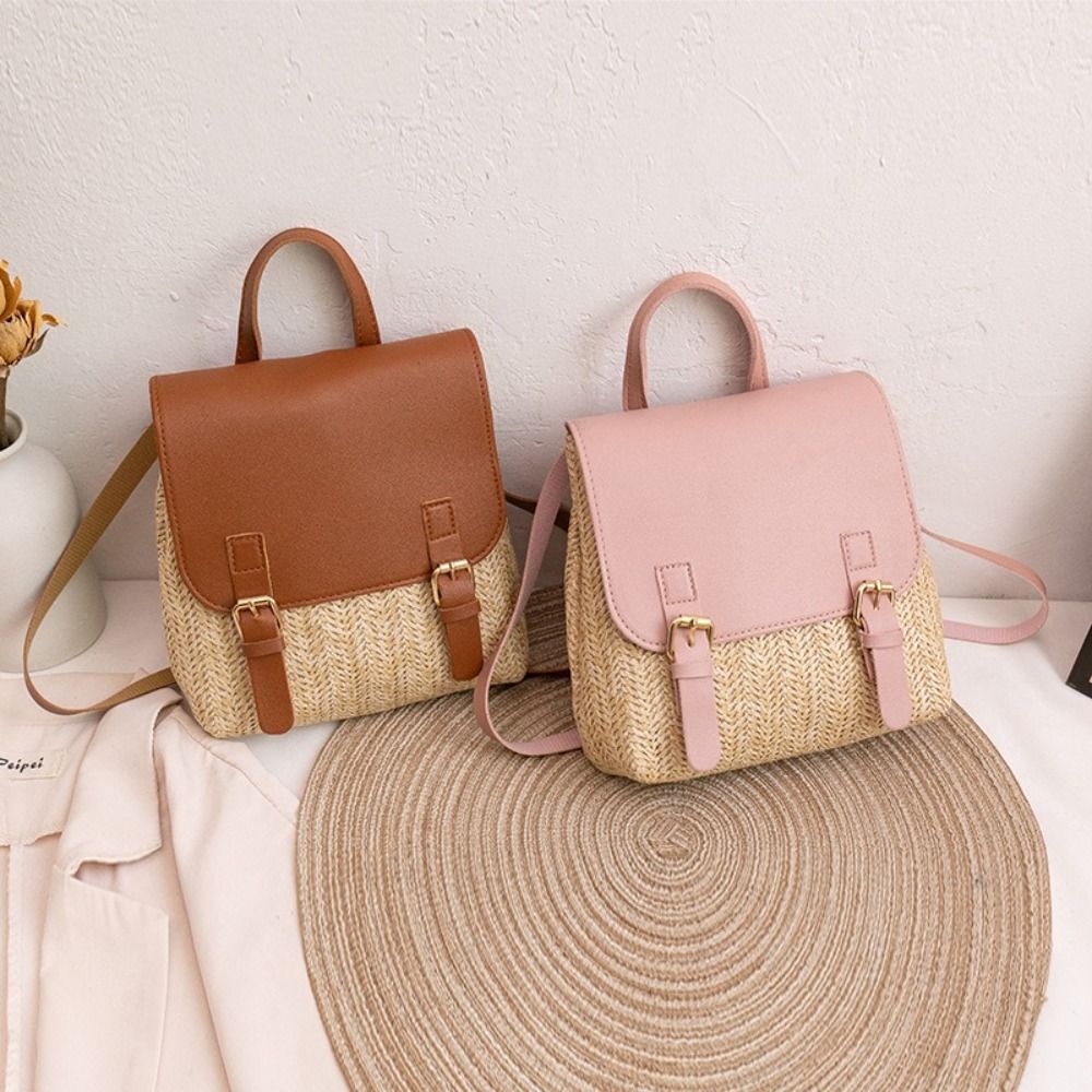 Leather Backpack Vintage - Модный рюкзак из искусственной кожи и