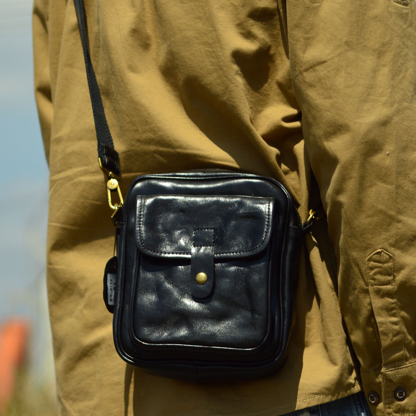Leather Backpack Vintage - Мужская кожаная деловая сумка через плечо