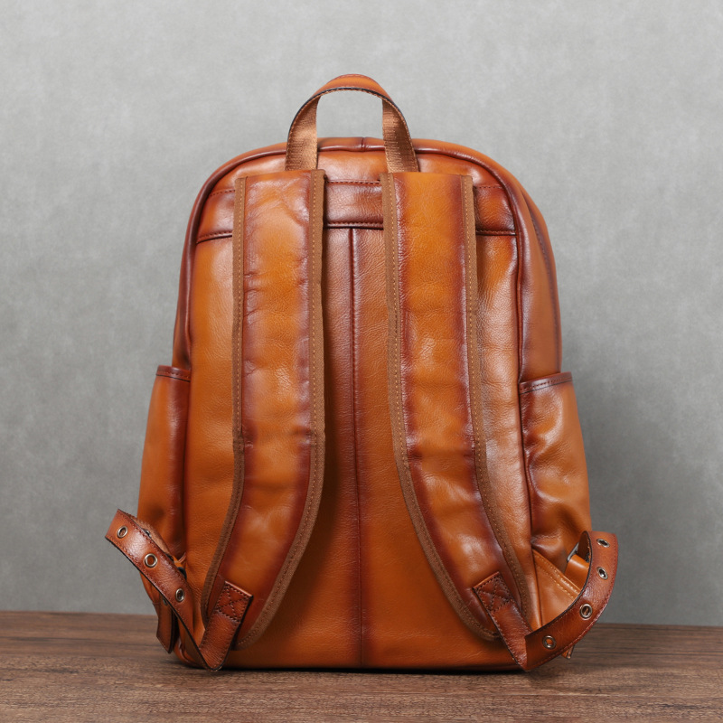 Мужской винтажный рюкзак YETTI – обзор и цена Leather Backpack Vintage