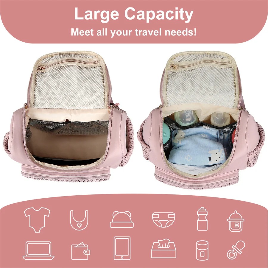 Вместительная сумка-рюкзак для – обзор и цена Backpack Diaper Bag