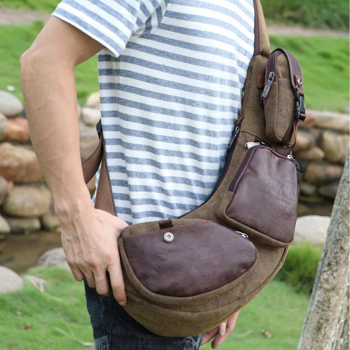 Мужская сумка-слинг через плеч – обзор и цена Sling Backpack Shoulder