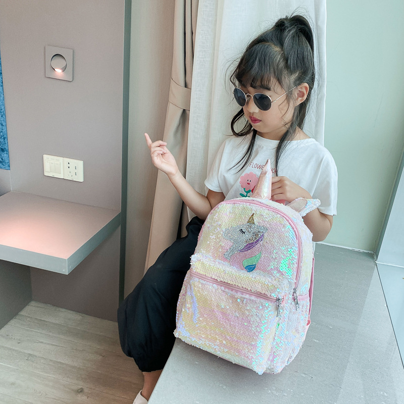 Рюкзак с пайетками в виде един – обзор и цена Fashion Backpack Women