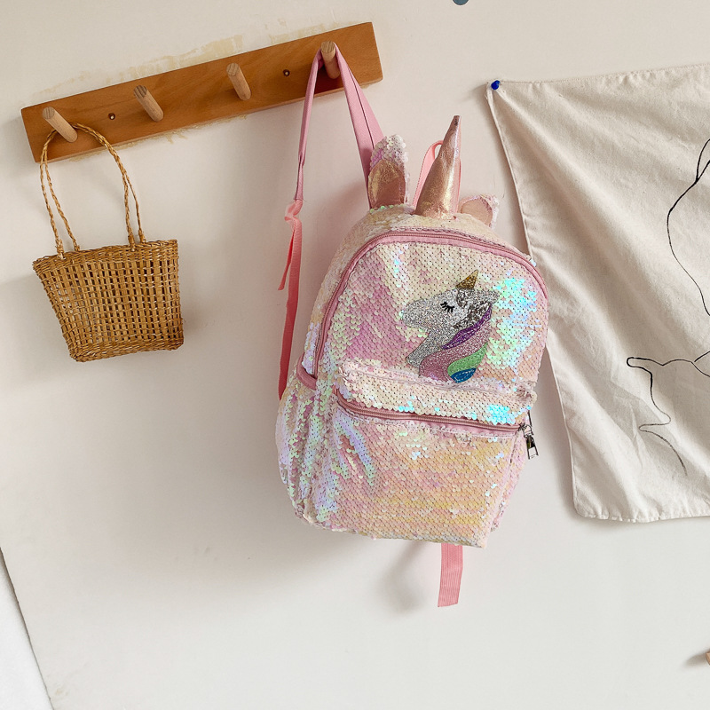 Рюкзак с пайетками в виде един – обзор и цена Fashion Backpack Women