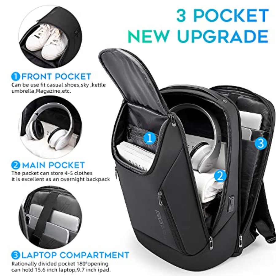 Стильный водонепроницаемый рюк – обзор и цена Laptop Backpack 15.6