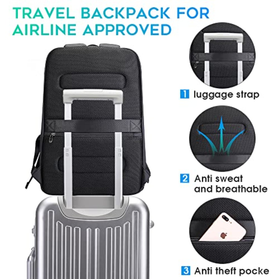 Стильный водонепроницаемый рюк – обзор и цена Laptop Backpack 15.6