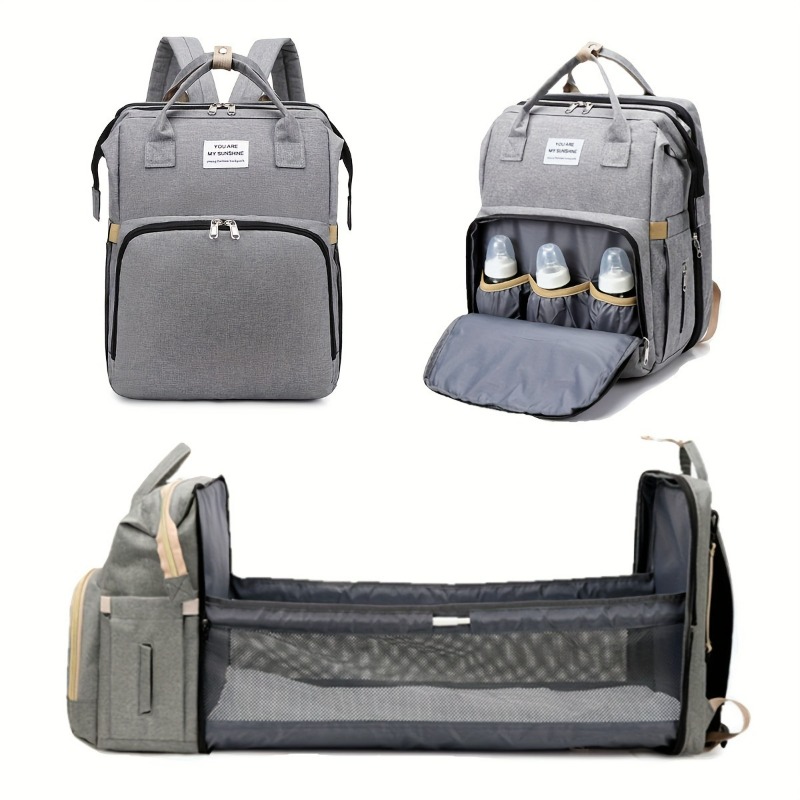 Модная складная детская кроват – обзор и цена Backpack Diaper Bag
