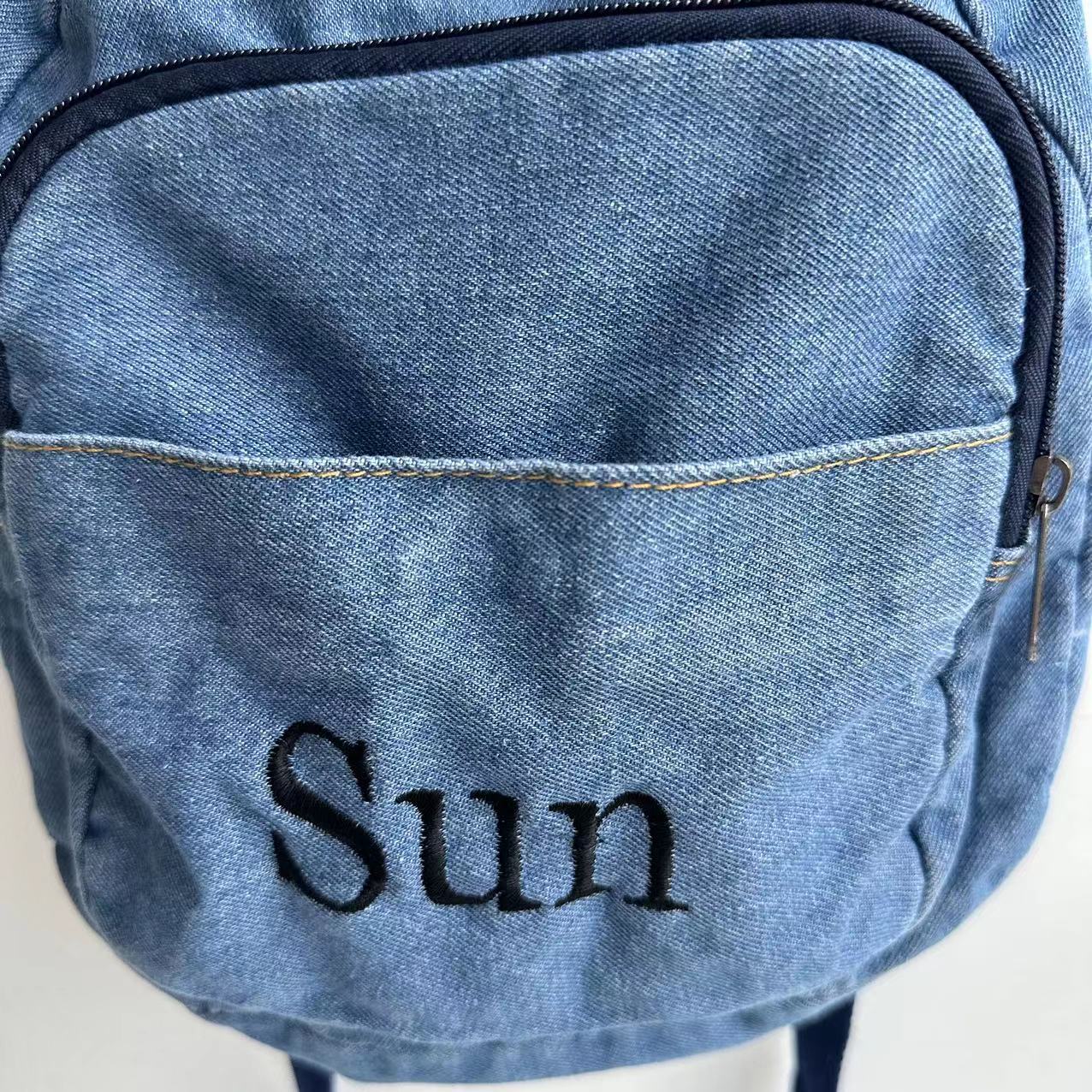 Джинсовый Рюкзак для девочек,  – обзор и цена Canvas Backpack Casual