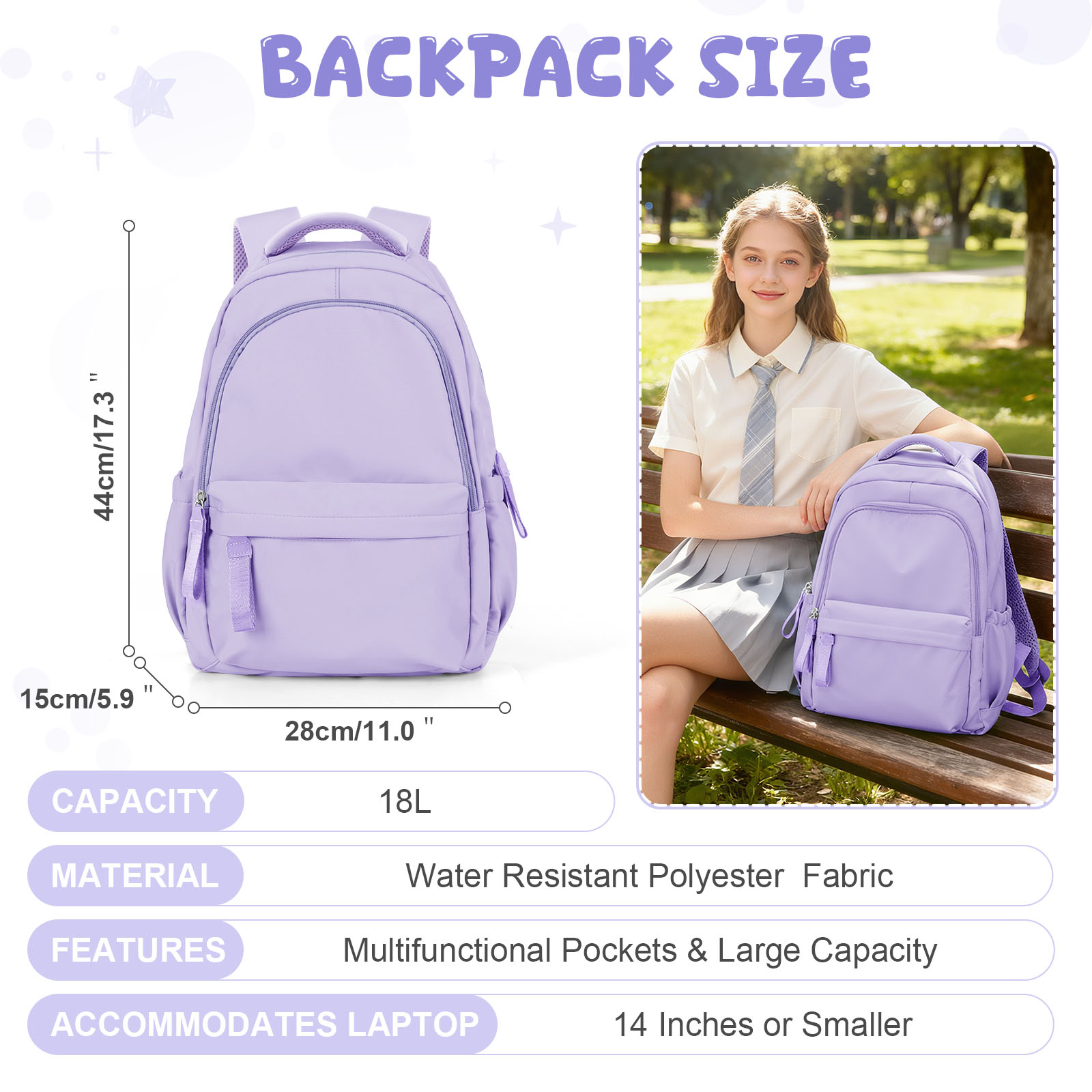 Рюкзаки для подростков, повсед – обзор и цена Canvas Backpack Casual