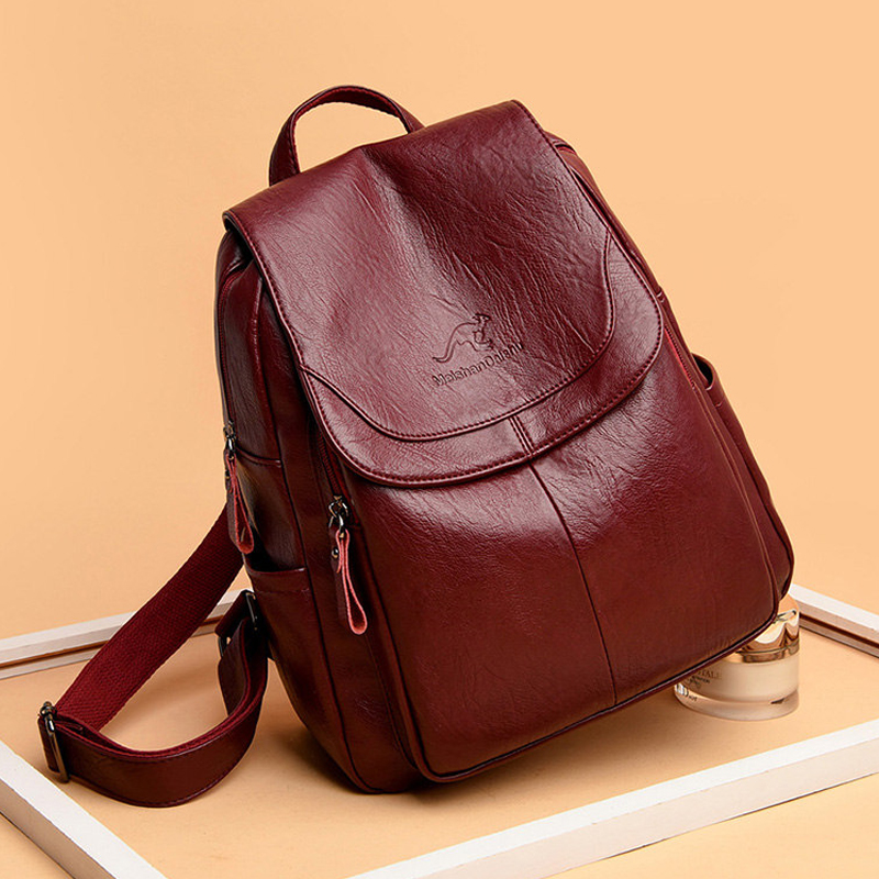9-цветные женские рюкзаки из м – обзор и цена Leather Backpack Vintage