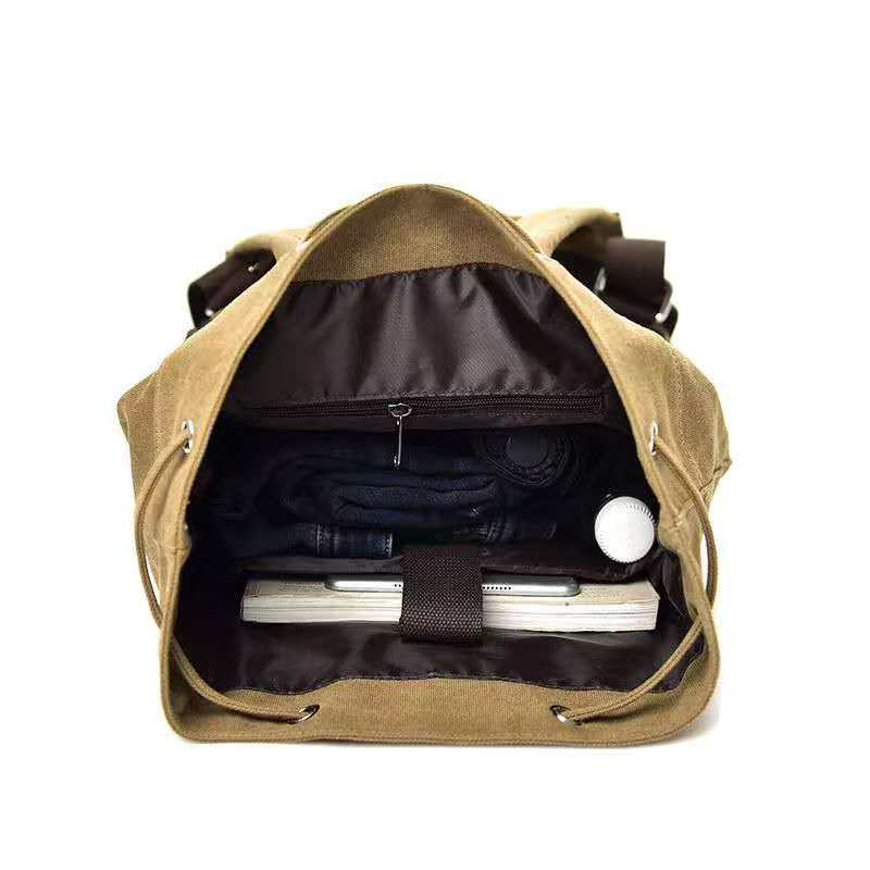 2026 Холщовый рюкзак с двойным – обзор и цена Fashion Backpack Women