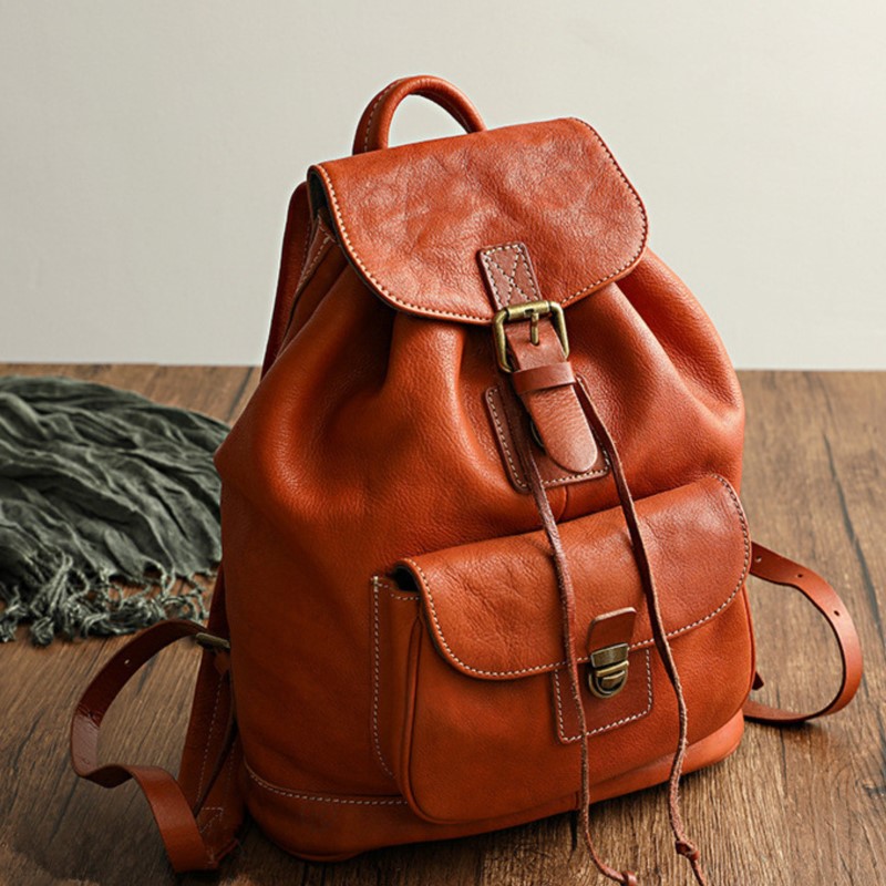 Рюкзак Johnature из натурально – обзор и цена Leather Backpack Vintage