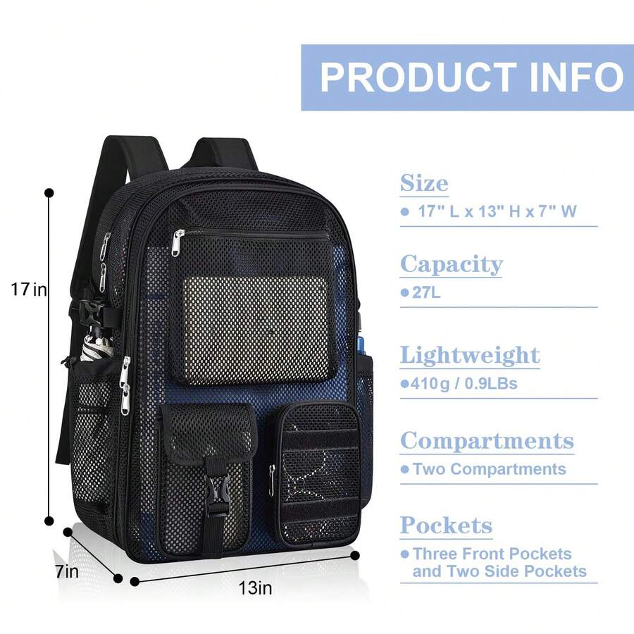 Сетчатый рюкзак 36 л, большой, – обзор и цена Canvas Backpack Casual