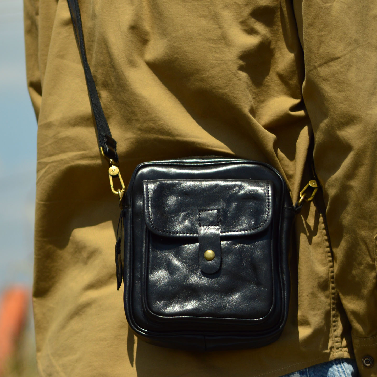 Мужская кожаная деловая сумка  – обзор и цена Leather Backpack Vintage